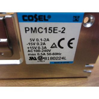 Cosel PMC15E-2 Power Supply PMC15E2 - Used
