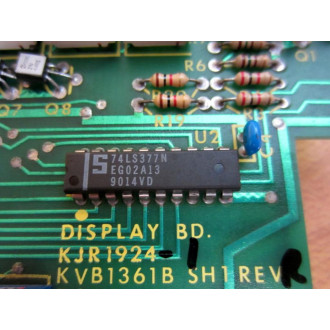ABB KCB1361B Display Board KJR1924 - Used