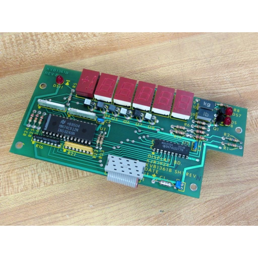 ABB KCB1361B Display Board KJR1924 Rev.B - Used ABB KCB1361B Display Board KJR1924 Rev.B - Used