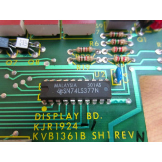 ABB KCB1361B Display Board KJR1924 Rev.B - Used