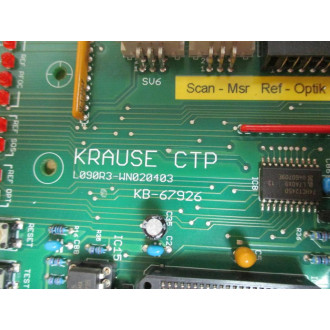 Krause CTP L090R3-WN020403 Circuit Board KB-67926 - Used