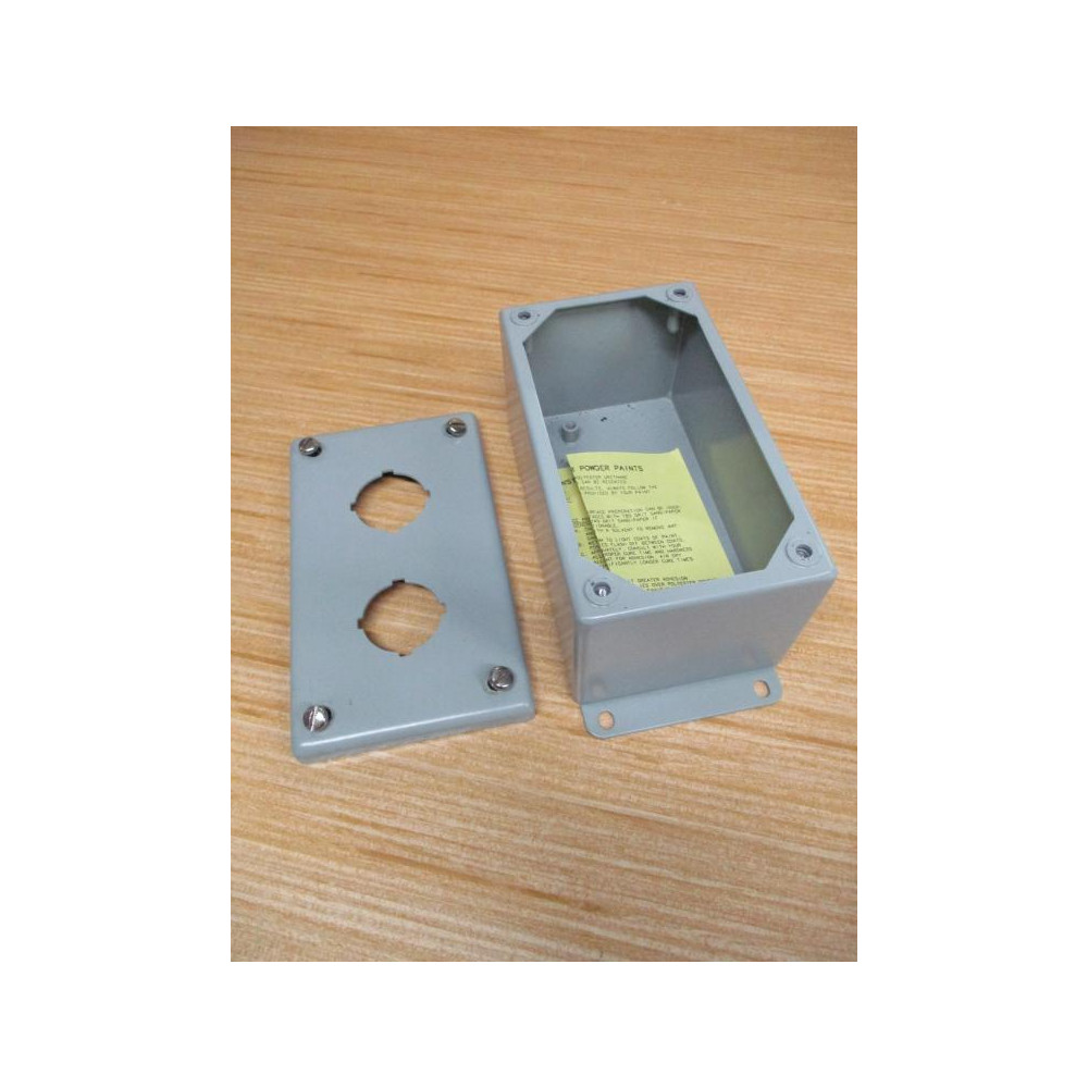 Hoffman E-2PB Push Button Enclosure E2PB - New No Box