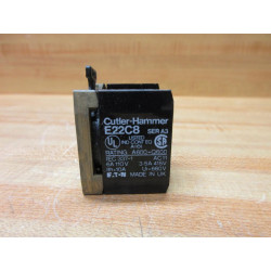 Cutler Hammer E22C8 Eaton Contact Block - New No Box