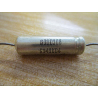 Vishay 600D306-G040KD4 Capacitor 30µF 40VDC 600D306G040KD4 (Pack of 2) - New No Box