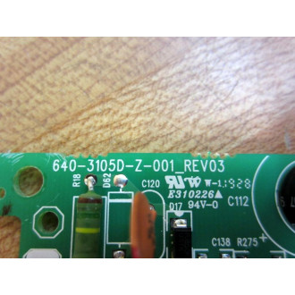 640-3105D-Z-001 Circuit Board 6403105DZ001 - Used