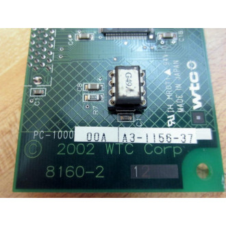 WTC 8160-2 Circuit Board PC-1000-00A A3-1156-37 - Used