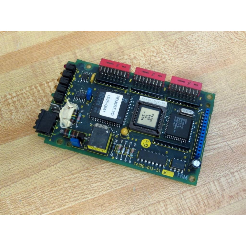 Allen Bradley 74100-013-51 Remote IO Bd 74101-507-51 Rev.M - Used