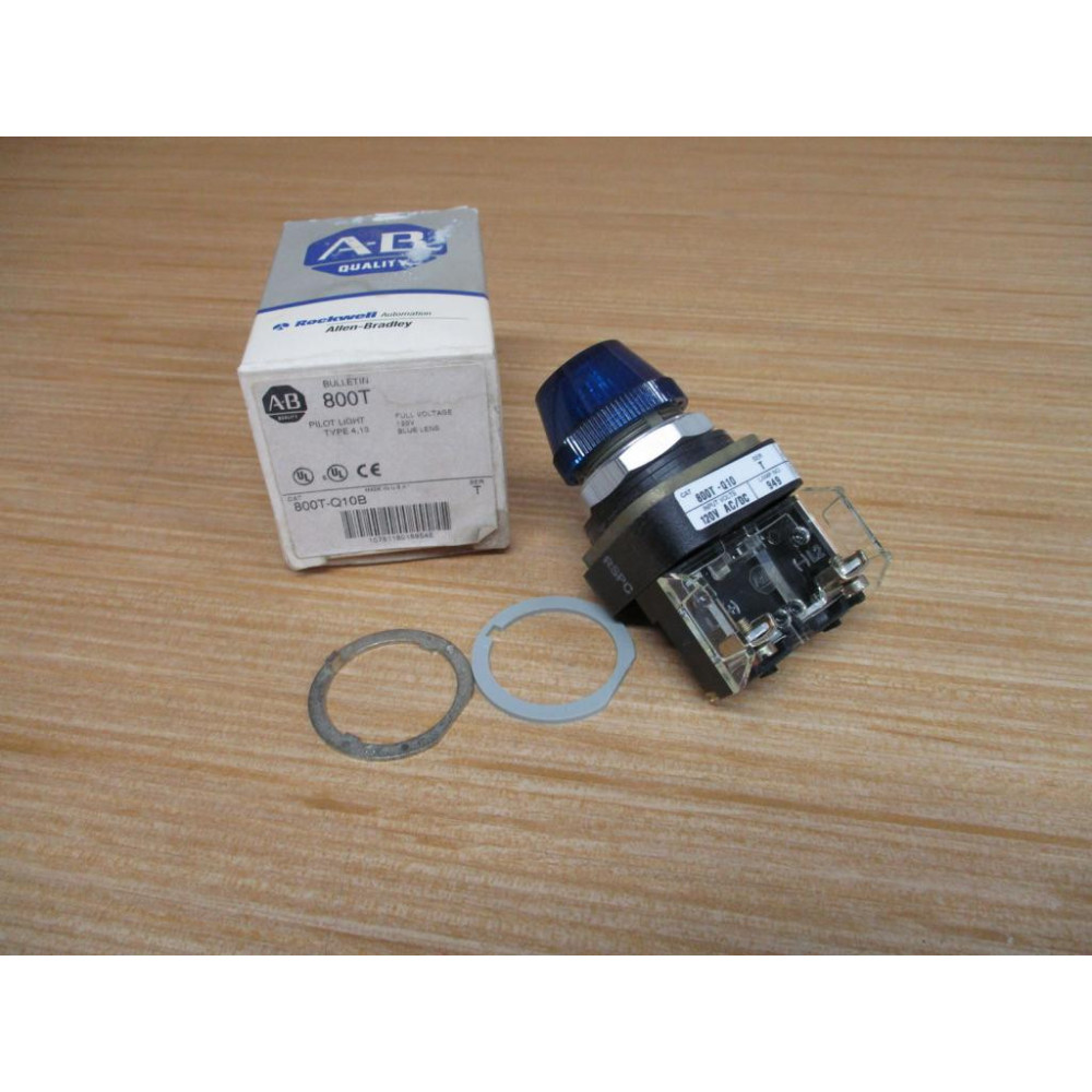 Allen Bradley 800T-Q10B Pilot Light 800TQ10B Ser. T