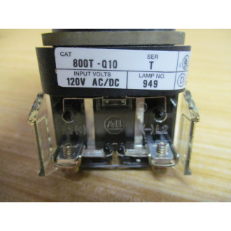 Allen Bradley 800T-Q10B Pilot Light 800TQ10B Ser. T