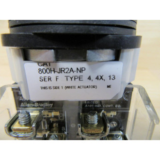 Allen Bradley 800H-JR2A-NP Selector Switch 800HJR2ANP