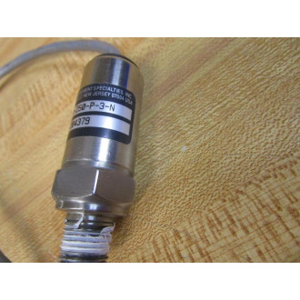 MSI MSP-400-250-P-3-N Pressure Transducer MSP400250P3N - Used