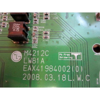 LG M4212C Circuit Board LW81A EAX419840020 Non-Refundable - Parts Only