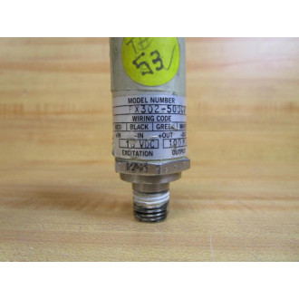 Omega PX302-500GV Pressure Transducer PX302500GV 2-58" - Used