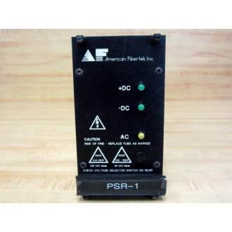 American Fibertek PSR-1 Power Supply PSR1 - Used