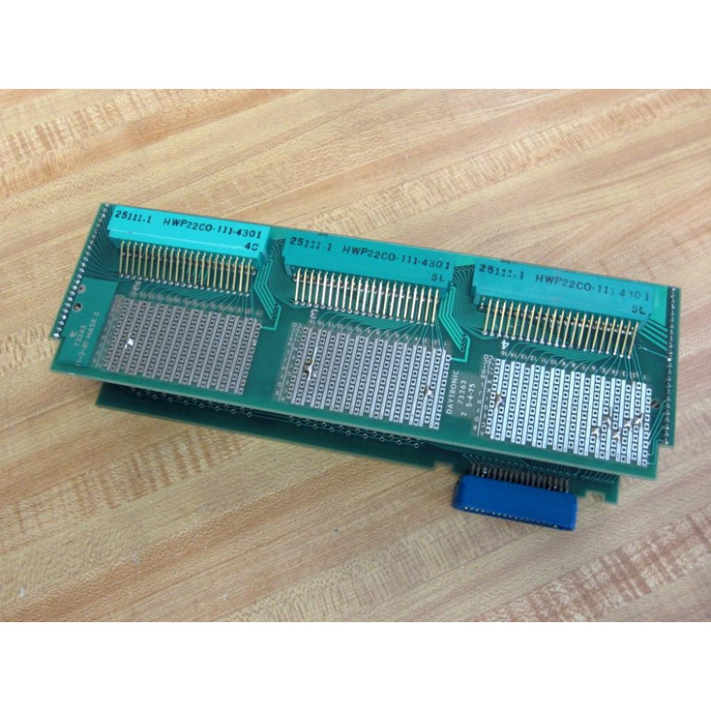 Daytronic 73263 Mask 2 Board Assy - Used