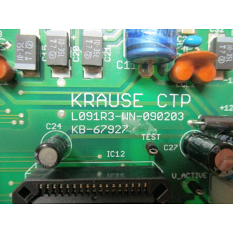 Krause CTP L091R3-WN-090203 Circuit Board KB-67927 - Used