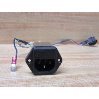 Schaffner FN 365-201 Power Entry Module FN365201 WRocker Switch - Used
