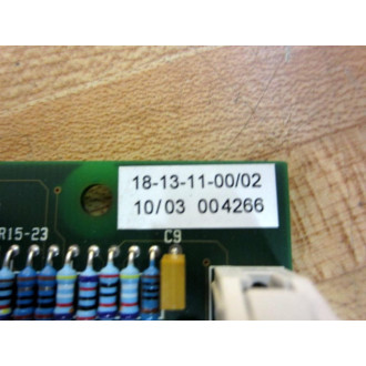 Haas-Laser 18-13-11-AH Circuit Board 18-13-11-00 18-13-11-0002 - Used