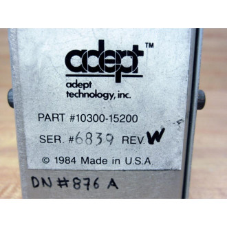 Adept Tech 10300-15200 Type A Power Amplifier 1030015200 - Used