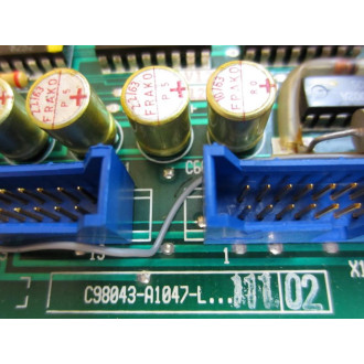 Siemens C98043-A1047-L.1.11 Board C98043A1047L111 C98043-A1047-L-111-02 - Used