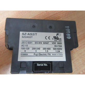 Fuji Electric SZ-AS2T Auxiliary Contact SZAS2T Chipped Side - New No Box