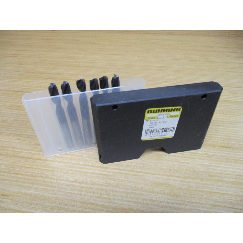 Guhring 515 8.73 Helical Drill Bit 39996 HSS-E 1132 (Pack of 6)