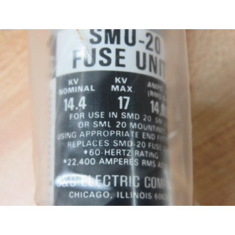 S & C Electric SMU20 Fuse 612080 80E