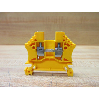 Morsettitalia EURO 4 Terminal Block Yellow (Pack of 23) - New No Box