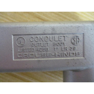 Crouse Hinds LR39 Condulet Outlet Body  1" - New No Box