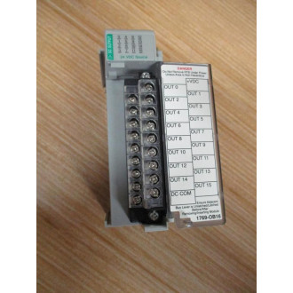 Allen Bradley 1769-OB16 Module 1769-0B16 Ser B. Rev. 2 - Used