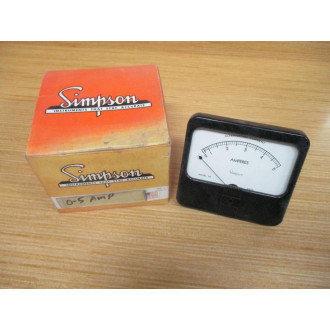 Simpson 17351 Panel Meter 59 0-5 AMP - Refurbished