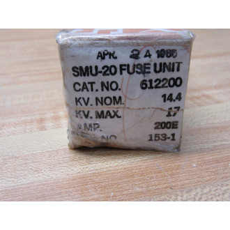 S & C Electric SMU20 Fuse 612200 200E Amps