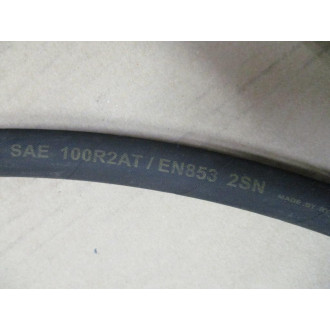 100R2ATEN853 2SN Hose 100R2AT W (1) Straight & (1) 90° Fitting - Used