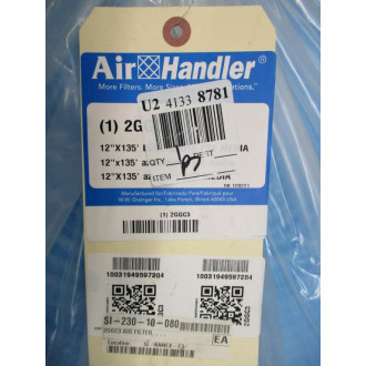 Air Handler 2GGC3 Air Filter 12" Width x 135' Length