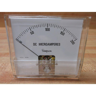 Simpson TV3DUA200 DC Microamperes Meter 923A
