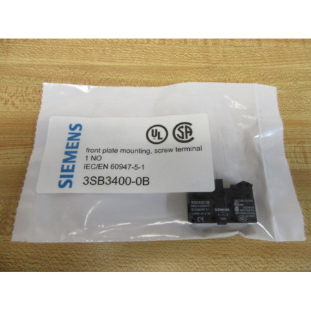 Siemens 3SB3400-0B Contact Block 3SB34000B