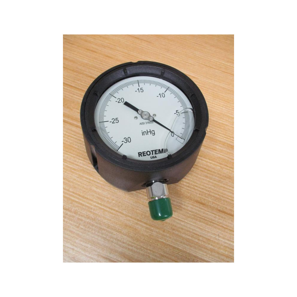Reotemp PT45P1A2P01-G-T Industrial Pressure Gauge PT45P1A2P01GT - New No Box Reotemp PT45P1A2P01-G-T Industrial Pressure Gauge PT45P1A2P01GT - New No Box