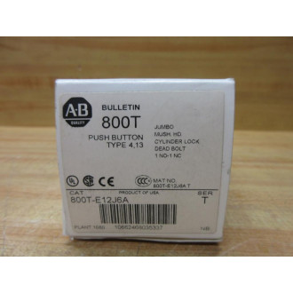 Allen Bradley 800T-E12J6A Push Button 800TE12J6A