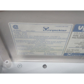 Vynco APO Vynckier Enclosure Enclosure Only - Used