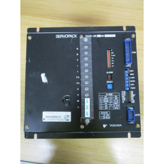 Yaskawa CACR-SR44BC1CSY349 Servopack Servo Drive Cracked Terminal Cover - Used