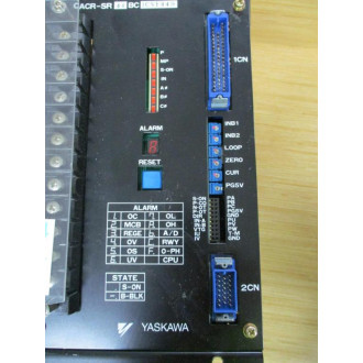 Yaskawa CACR-SR44BC1CSY349 Servopack Servo Drive Cracked Terminal Cover - Used