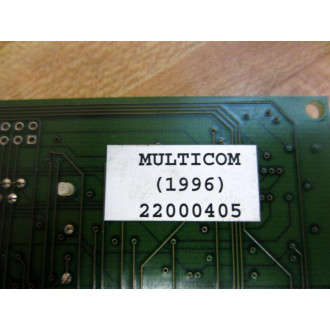 CMC MULTICOM II Circuit Card MULTICOM II Rev.2.2 WO Adapter Bar - Used