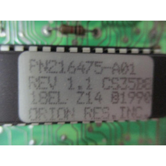 Orion PN216475-A01 Circuit Board 802044 Chipped Connector Housing - Used