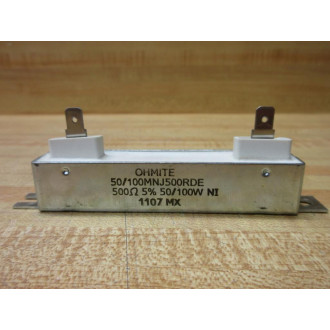 Ohmite 50100MNJ500RDE Power Resistor 500Ω 50100MNJ500RDE (Pack of 2) - Used