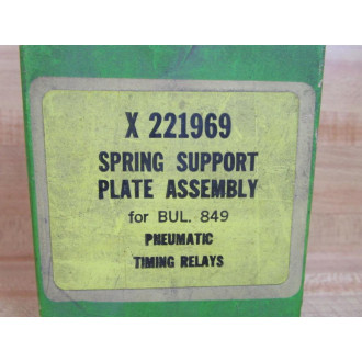 Allen Bradley X 221969 Spring Support Plate Assembly X221969