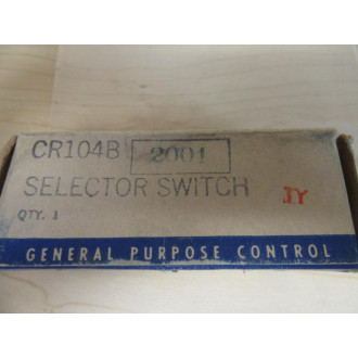 General Electric CR104B2001 Operator