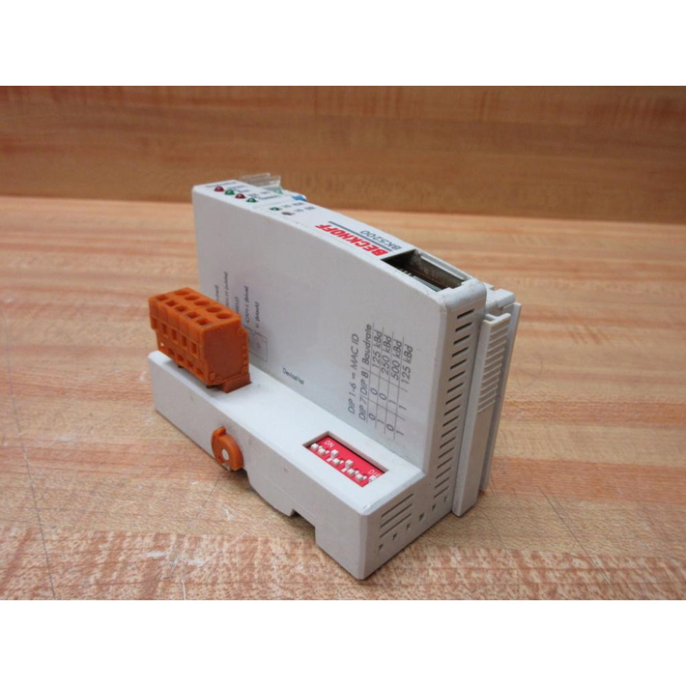 Beckhoff BK5200 Devicenet Bus Coupler WConnector Missing Cover - Used