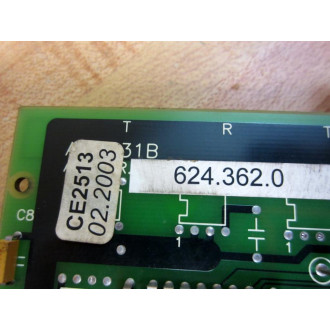 Agie 645894.7 Circuit Board AUX-31B - Used