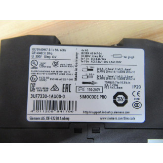 Siemens 3UF7330-1AU00-0 DM-F PROFlsafe 3UF73301AU000 - New No Box