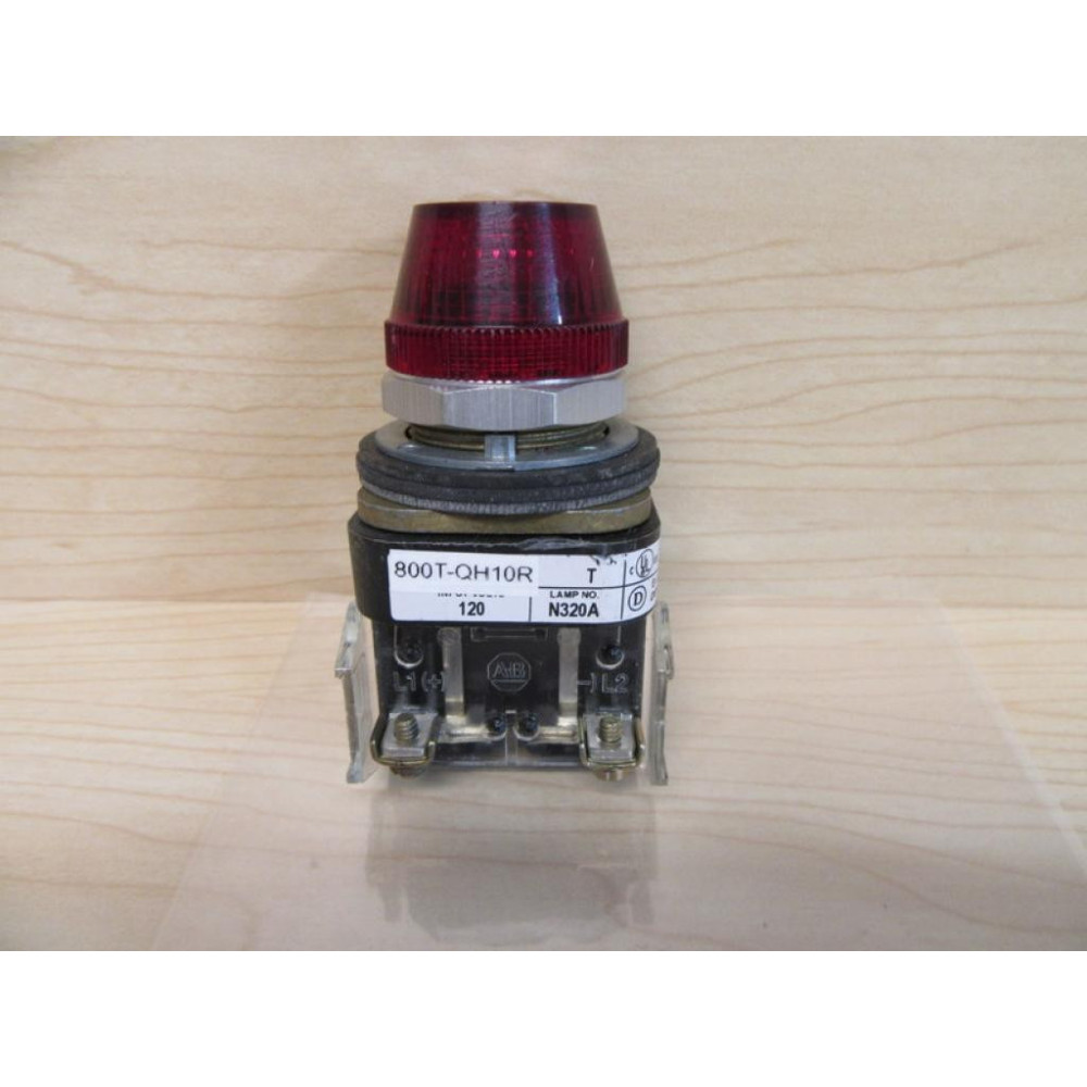 Allen Bradley 800T-QH10R Pilot Light Assy 800TQH10R - Used